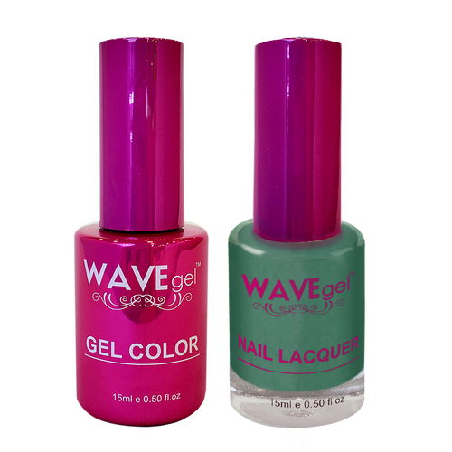 Wave WP057 Dark Emerald - Princess Collection Gel Polish & Nail Lacquer Duo 15ml