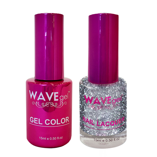 Wave WP117 Wake up Glitter - Princess Collection Gel Polish & Nail Lacquer Duo 15ml