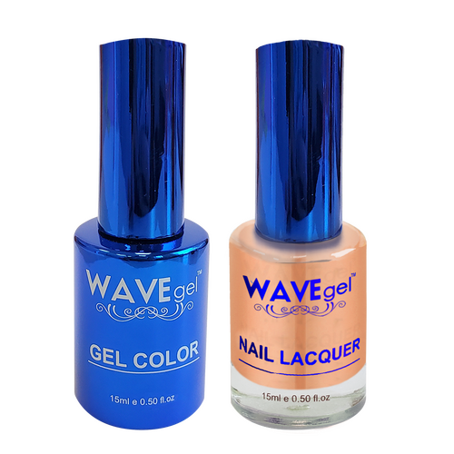 Wave WR013 Bronzed Beige - Royal Collection Gel Polish & Nail Lacquer Duo 15ml