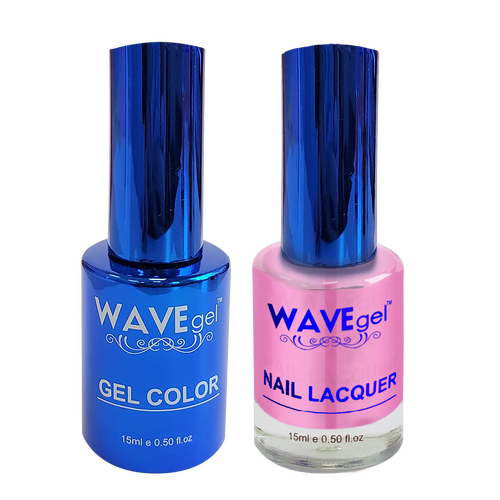 Wave WR022 Pink Palace - Royal Collection Gel Polish & Nail Lacquer Duo 15ml