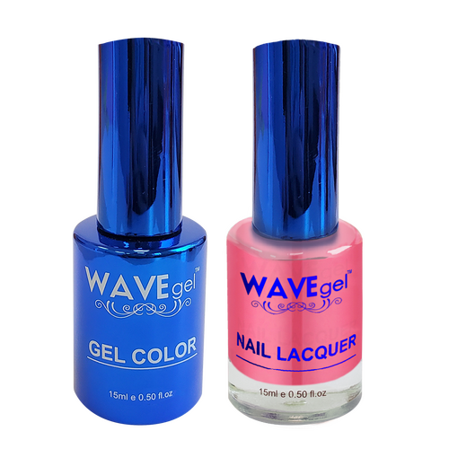 Wave WR029 Pink & Petty - Royal Collection Gel Polish & Nail Lacquer Duo 15ml