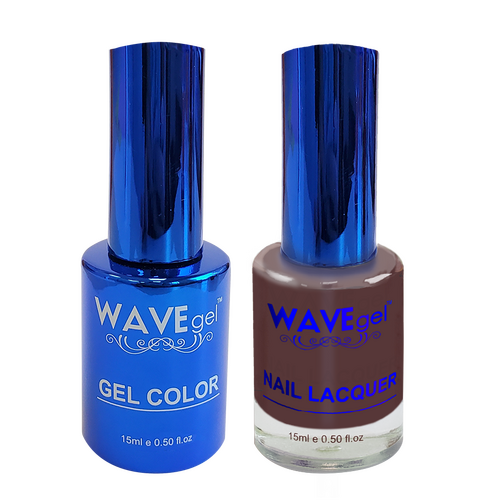 Wave WR050 Dark Crimson - Royal Collection Gel Polish & Nail Lacquer Duo 15ml