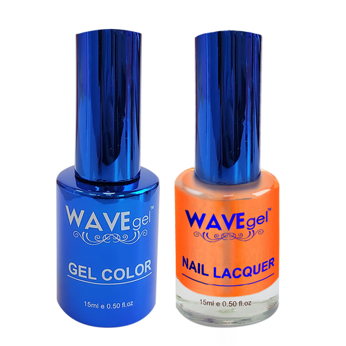 Wave WR071 Prince of Orange - Royal Collection Gel Polish & Nail Lacquer Duo 15ml