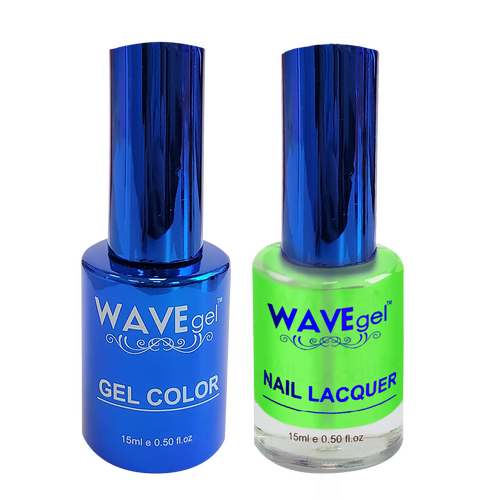 Wave WR079 Greener on the Queen's Side - Royal Collection Gel Polish & Nail Lacquer Duo 15ml