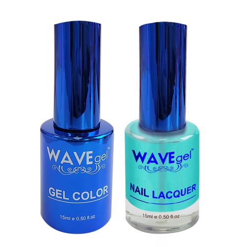 Wave WR094 It's Teal and Real! - Royal Collection Gel Polish & Nail Lacquer Duo 15ml