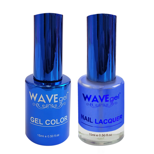 Wave WR105 Royal Blue - Royal Collection Gel Polish & Nail Lacquer Duo 15ml