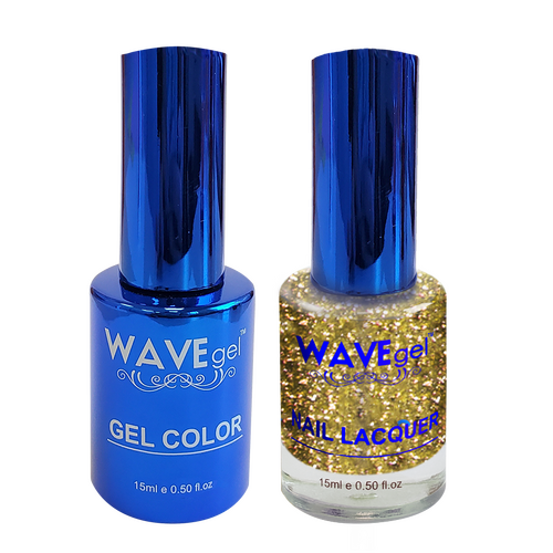 Wave WR118 The Midas touch - Royal Collection Gel Polish & Nail Lacquer Duo 15ml