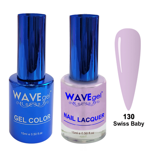 Wave WR130 Swiss Baby - Royal Collection Gel Polish & Nail Lacquer Duo 15ml