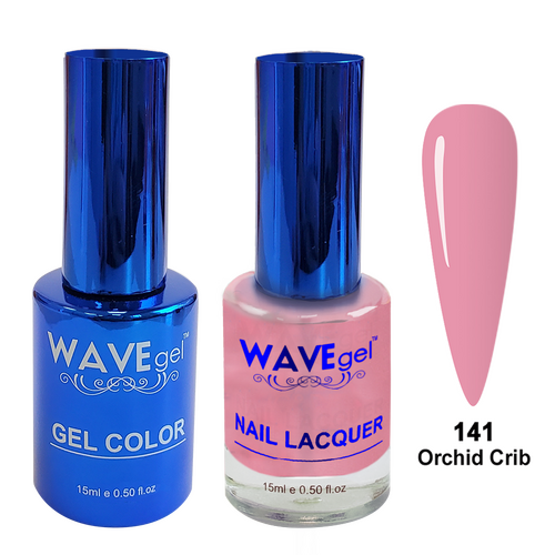 Wave WR141 Orchid Crib - Royal Collection Gel Polish & Nail Lacquer Duo 15ml