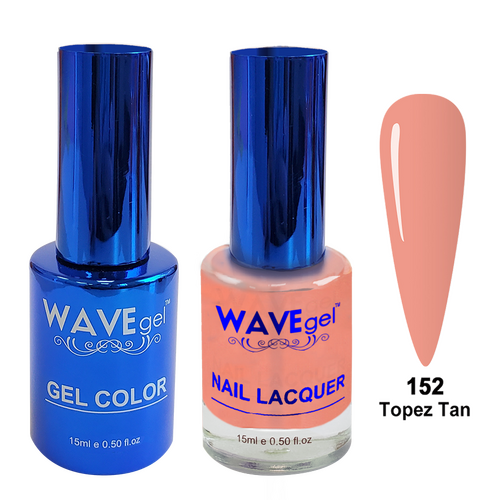 Wave WR152 Topez Tan - Royal Collection Gel Polish & Nail Lacquer Duo 15ml