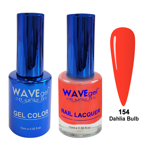 Wave WR154 Dahlia Bulb - Royal Collection Gel Polish & Nail Lacquer Duo 15ml