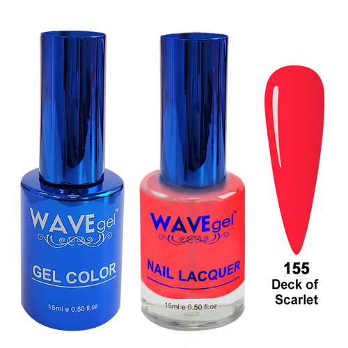 Wave WR155 Deck of Scarlet - Royal Collection Gel Polish & Nail Lacquer Duo 15ml