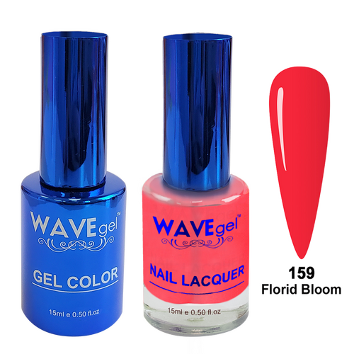 Wave WR159 Florid Bloom - Royal Collection Gel Polish & Nail Lacquer Duo 15ml