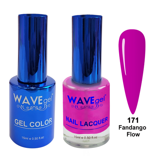 Wave WR171 Fandango Flow - Royal Collection Gel Polish & Nail Lacquer Duo 15ml