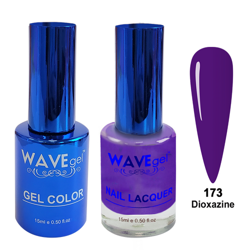 Wave WR173 Dioxazine - Royal Collection Gel Polish & Nail Lacquer Duo 15ml