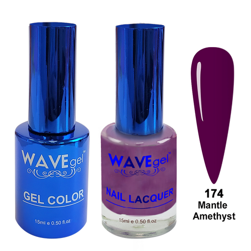 Wave WR174 Mantle Amethyst - Royal Collection Gel Polish & Nail Lacquer Duo 15ml