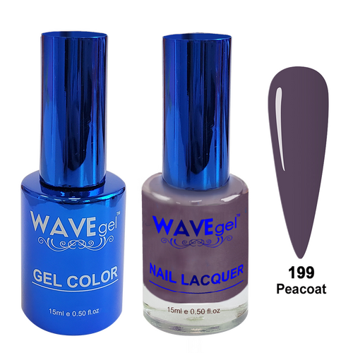 Wave WR199 Peacoat - Royal Collection Gel Polish & Nail Lacquer Duo 15ml