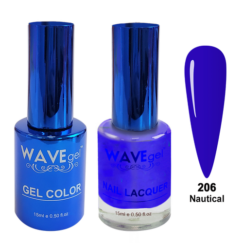 Wave WR206 Nautical - Royal Collection Gel Polish & Nail Lacquer Duo 15ml