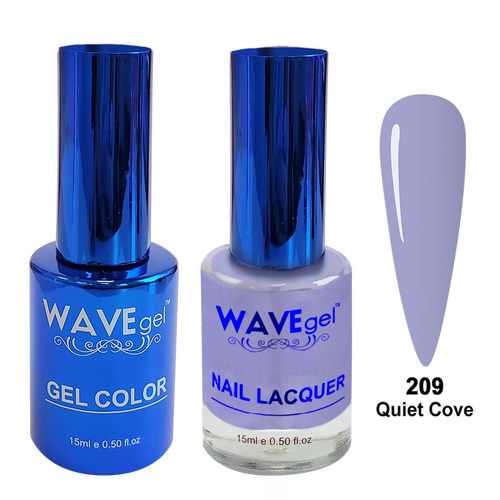 Wave WR209 Quiet Cove - Royal Collection Gel Polish & Nail Lacquer Duo 15ml