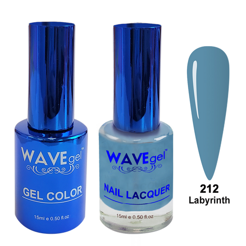 Wave WR212 Labyrinth - Royal Collection Gel Polish & Nail Lacquer Duo 15ml