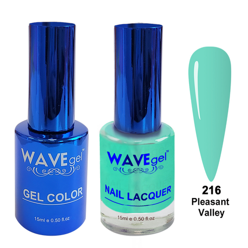 Wave WR216 Pleasant Valley - Royal Collection Gel Polish & Nail Lacquer Duo 15ml