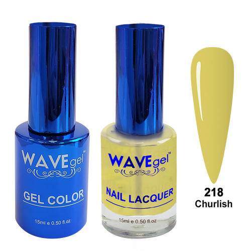 Wave WR218 Churlish - Royal Collection Gel Polish & Nail Lacquer Duo 15ml