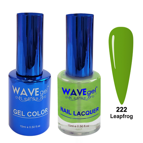 Wave WR222 Leapfrog - Royal Collection Gel Polish & Nail Lacquer Duo 15ml