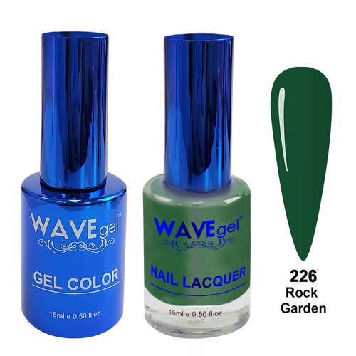 Wave WR226 Rock Garden - Royal Collection Gel Polish & Nail Lacquer Duo 15ml