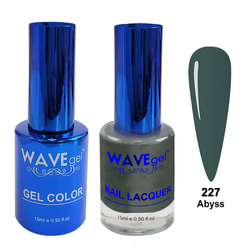 Wave WR227 Abyss - Royal Collection Gel Polish & Nail Lacquer Duo 15ml