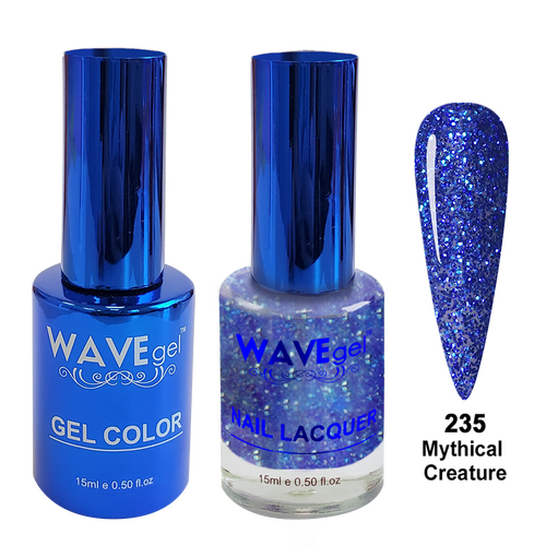 Wave WR235 Mythical Creature - Royal Collection Gel Polish & Nail Lacquer Duo 15ml