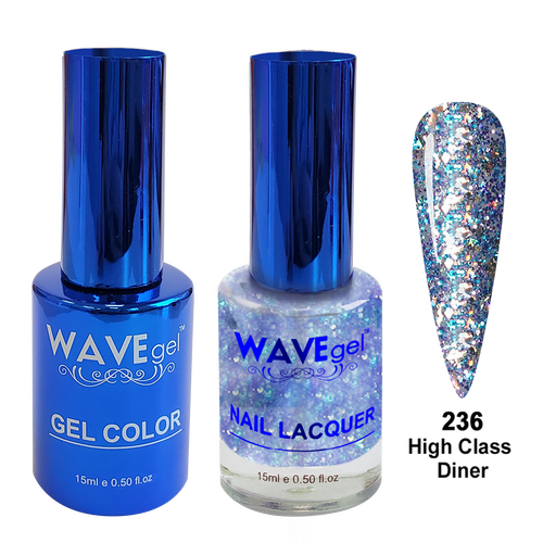 Wave WR236 High Class Diner - Royal Collection Gel Polish & Nail Lacquer Duo 15ml